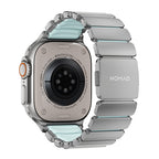 Stratos Band 49mm Natural Titanium/Icy Blue Glow KFM