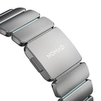 Stratos Band 49mm Natural Titanium/Icy Blue Glow KFM