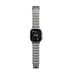 Stratos Band 49mm Natural Titanium/Icy Blue Glow KFM