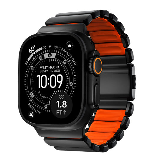 Stratos Band 49mm Black Titanium/Ultra Orange KFM