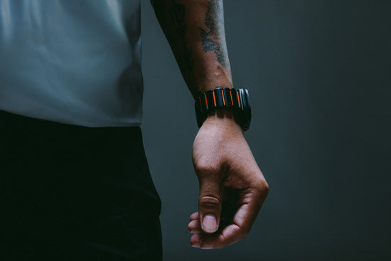 Stratos Band 49mm Black Titanium/Ultra Orange KFM