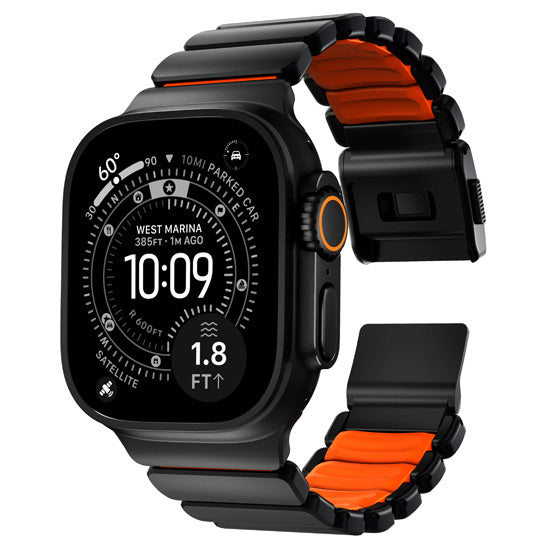 Stratos Band 49mm Black Titanium/Ultra Orange KFM