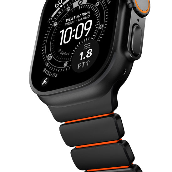 Stratos Band 49mm Black Titanium/Ultra Orange KFM