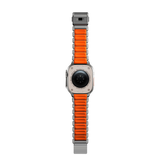 Stratos Band 49mm Natural Titanium/Ultra Orange KFM