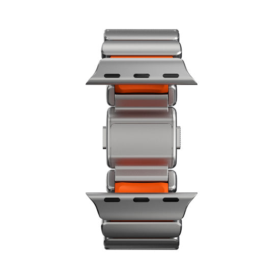 Stratos Band 49mm Natural Titanium/Ultra Orange KFM