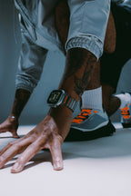Stratos Band 49mm Natural Titanium/Ultra Orange KFM