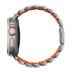 Stratos Band 49mm Natural Titanium/Ultra Orange KFM