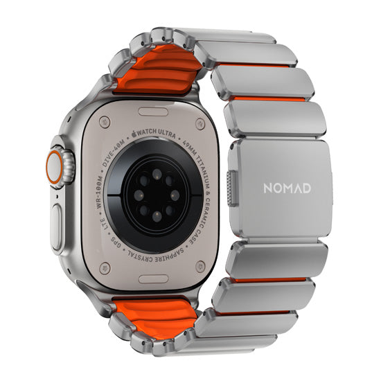 Stratos Band 49mm Natural Titanium/Ultra Orange KFM