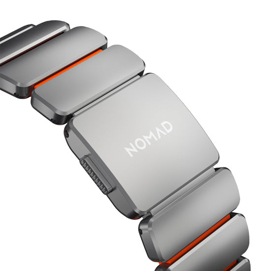 Stratos Band 49mm Natural Titanium/Ultra Orange KFM