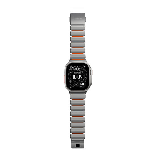 Stratos Band 49mm Natural Titanium/Ultra Orange KFM