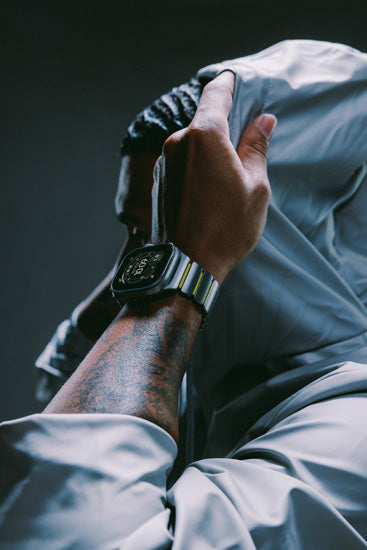 Stratos Band 49mm Natural Titanium/Volt KFM