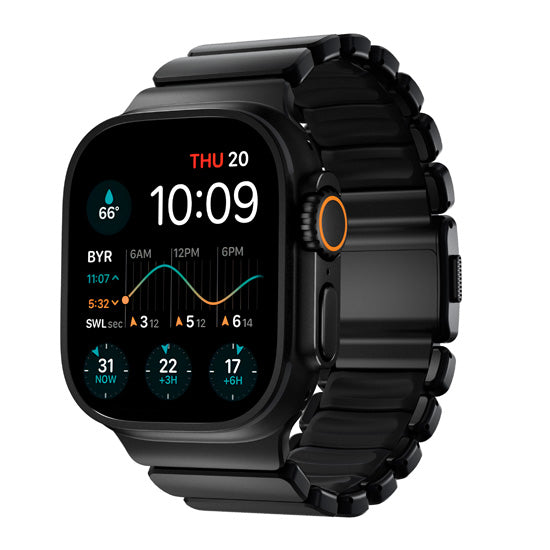 Stratos Band 49mm Black Titanium/Black KFM