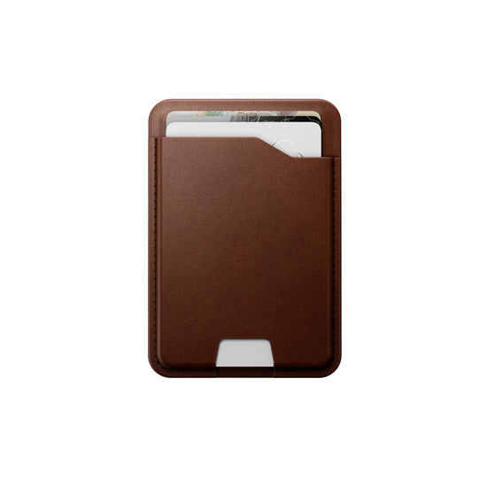 Mag Wallet with Find My Rustic Brown