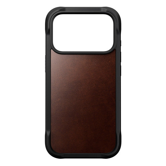 Rugged Leather Case Horween iPhone 17 Pro Rustic Brown