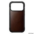 Rugged Leather Case Horween iPhone 17 Pro Rustic Brown