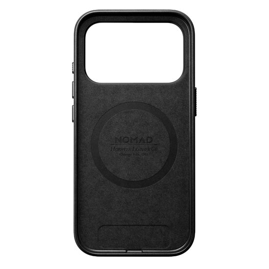 Traditional Horween Leather Case iPhone 17 Pro Black
