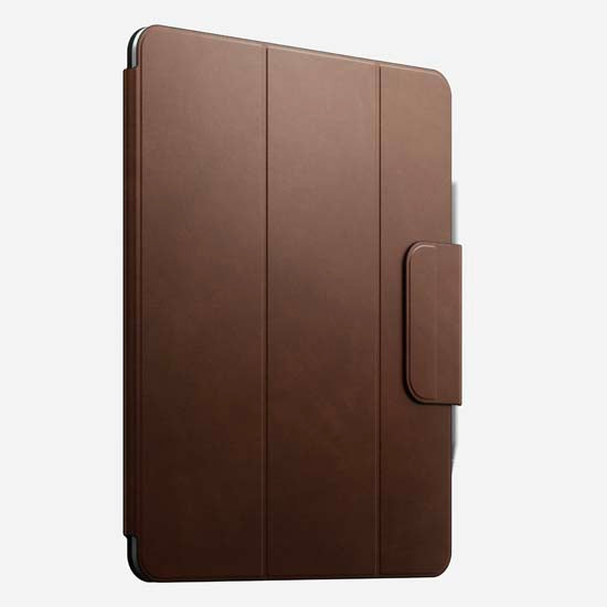 Leather Folio for iPad Pro 13 (M4/M5) Brown