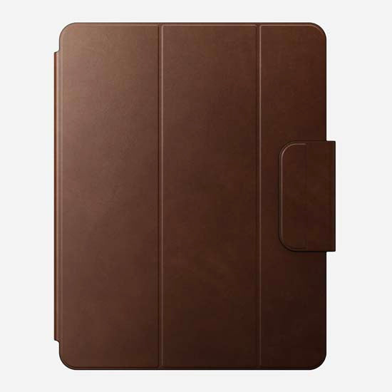 Leather Folio for iPad Pro 13 (M4/M5) Brown