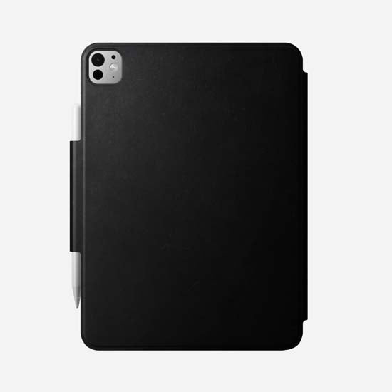 Leather Folio for iPad Pro 11 (M4/M5) Black