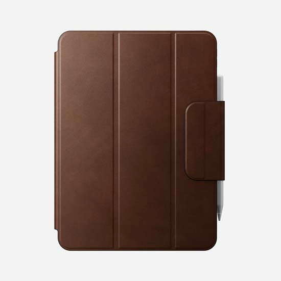 Leather Folio for iPad Pro 11 (M4/M5) Brown