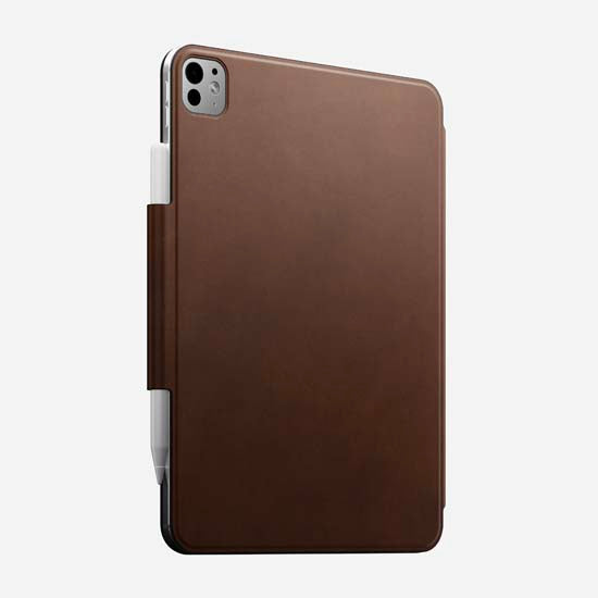 Leather Folio for iPad Pro 11 (M4/M5) Brown