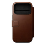 Modern Leather Folio iPhone 17 Pro Brown