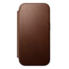 Modern Leather Folio iPhone 17 Pro Brown