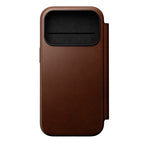 Modern Leather Folio iPhone 17 Pro Brown