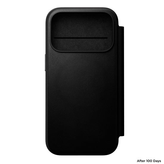 Modern Leather Folio iPhone 17 Pro Black