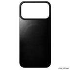 Magnetic Leather Back case Horween iPhone 17 Pro Max Brown