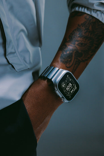 Stratos Band 49mm Natural Titanium/Black KFM