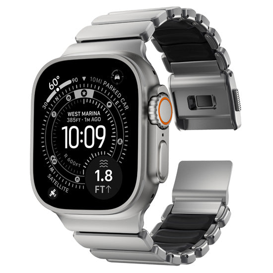 Stratos Band 49mm Natural Titanium/Black KFM