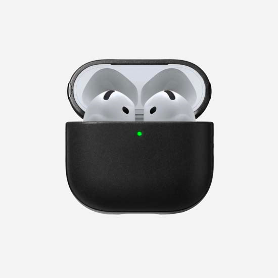 Modern Leather Case AirPods 4 Black