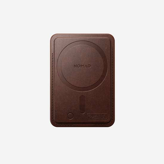Mag Wallet Horween with Find My Rustic Brown