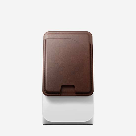 Mag Wallet Horween with Find My Rustic Brown