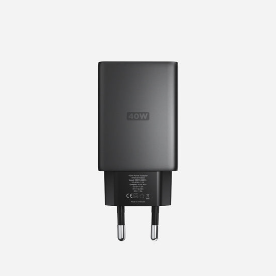 40W Slim EU Power Adapter Carbide