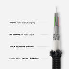 Universal Cable for Apple Watch Carbide
