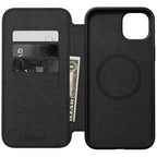 Folio Modern Cuir iPhone 15 Plus Noir