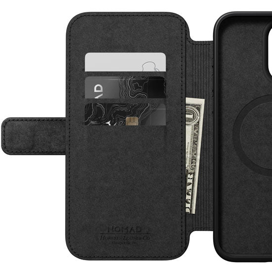 Leather Folio Modern Horween iPhone 15 Pro Max Brown