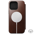 Leather Folio Modern Horween iPhone 15 Pro Max Brown