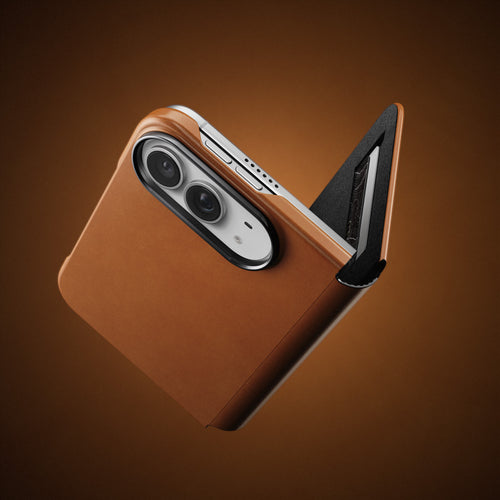Folio Traditional cuir Horween iPhone Duo Saddle