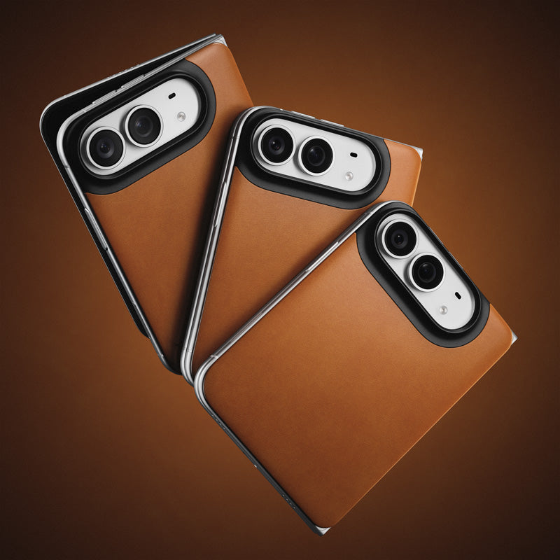 Folio Traditional cuir Horween iPhone Duo Saddle