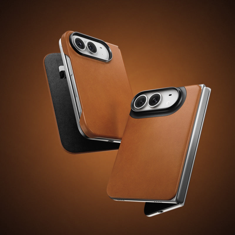 Folio Traditional cuir Horween iPhone Duo Saddle