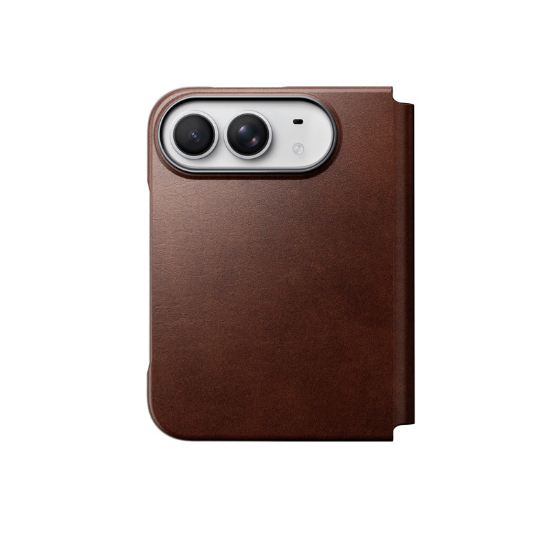 Folio Traditional cuir Horween iPhone Duo Rustic Brown