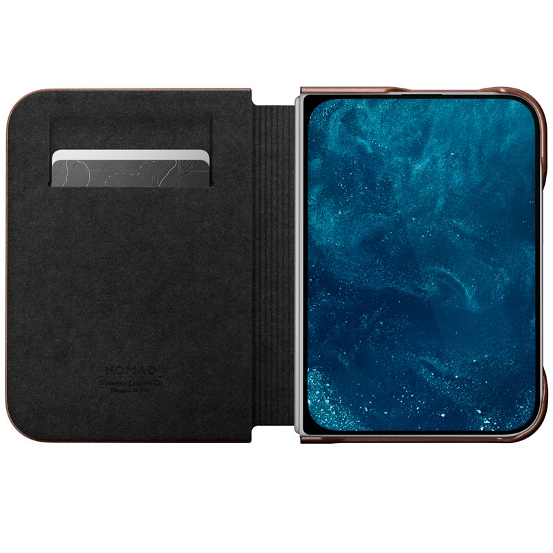 Folio Traditional cuir Horween iPhone Duo Rustic Brown