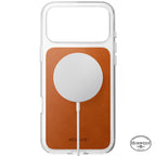 Clear Leather Case Horween iPhone 18 Pro Max Saddle