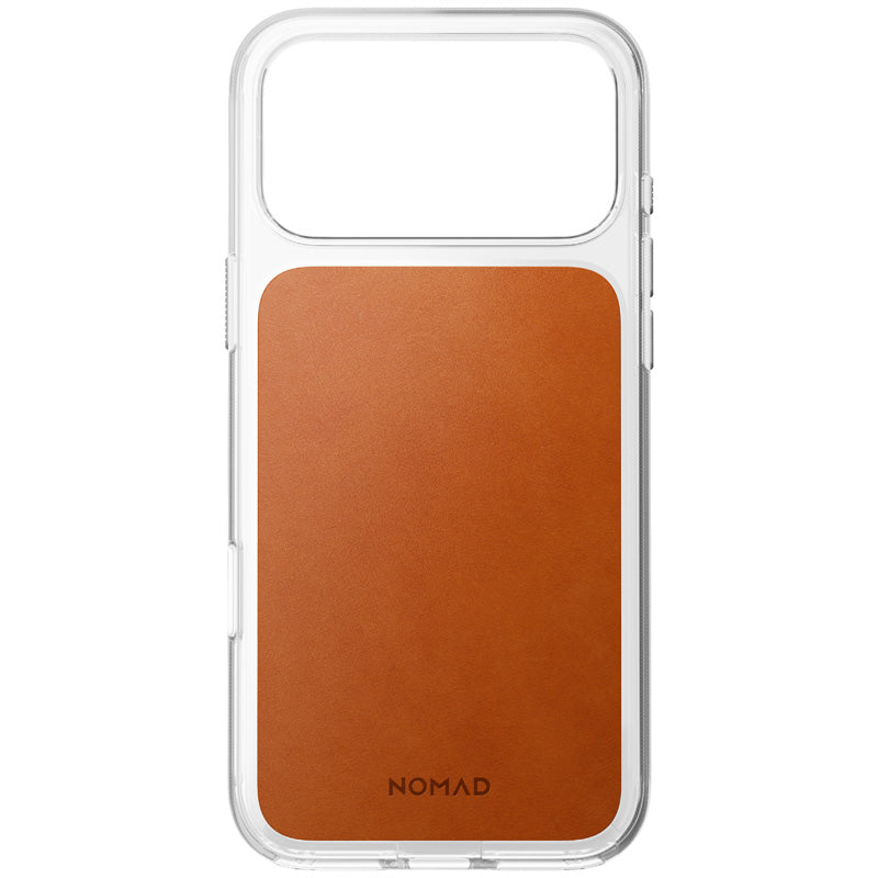 Clear Leather Case Horween iPhone 18 Pro Max Saddle