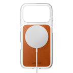 Clear Leather Case Horween iPhone 18 Pro Saddle