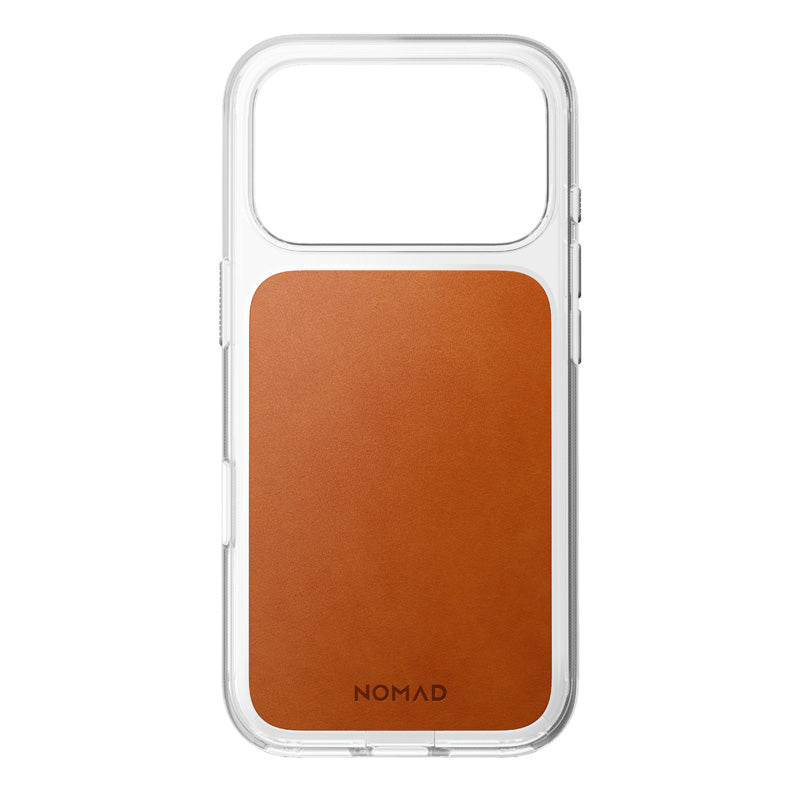 Clear Leather Case Horween iPhone 18 Pro Saddle