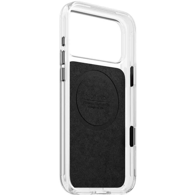 Clear Leather Case Horween iPhone 18 Pro Max Rustic Brown